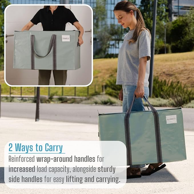 VENO 8 Pack Moving Bags, Heavy Duty, Moving Boxes Alternative, Packing Storage - Image 7