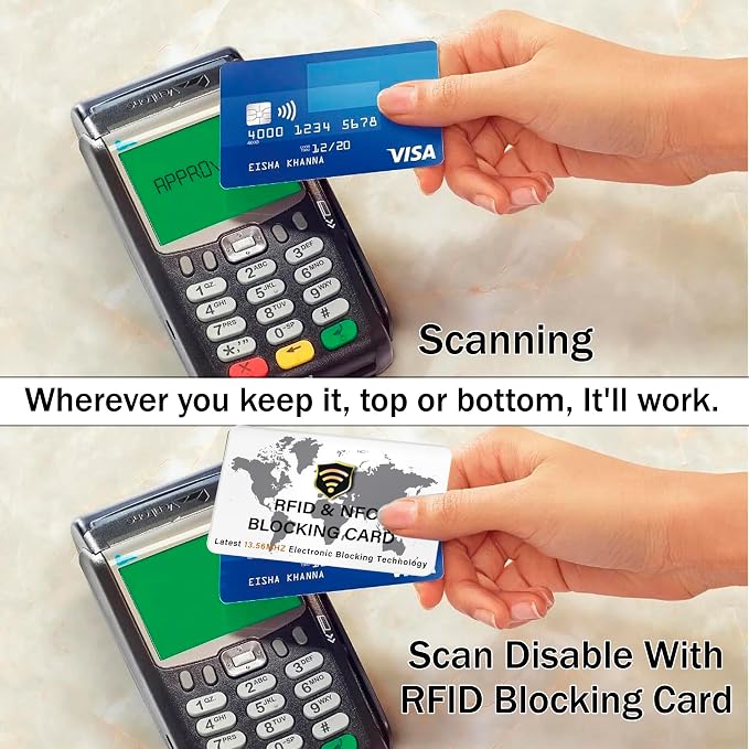 SaiTech IT 10 Pack RFID Blocking Card NFC Contactless Debit/Credit Card ATM - Image 6