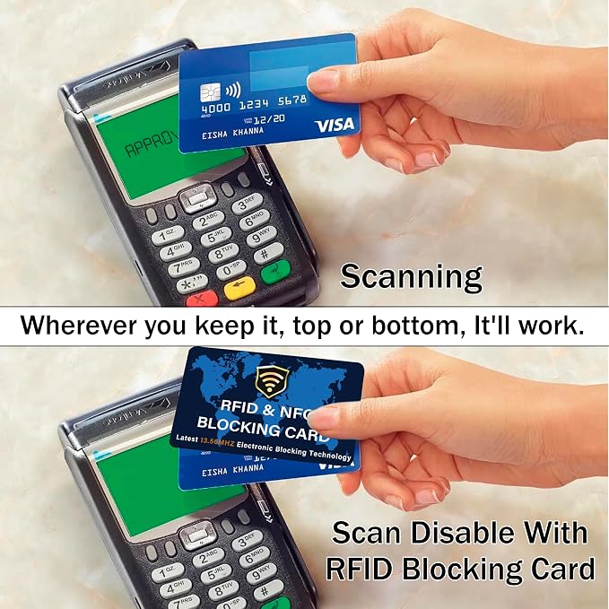 SaiTech IT 10 Pack RFID Blocking Card NFC Contactless Debit/Credit Card ATM - Image 4