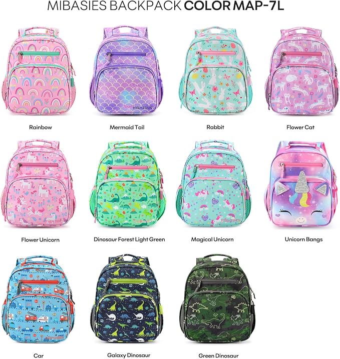 mibasies Toddler Backpack for Girls 2-4: Cute Kids Backpacks for Girls - Image 8