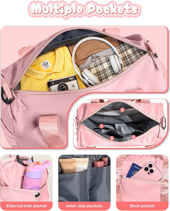 Birthday Gifts for 3 4 5 6 7 8 9 10 11 12 Year Old Girls-Girl Gym Bag - Image 5