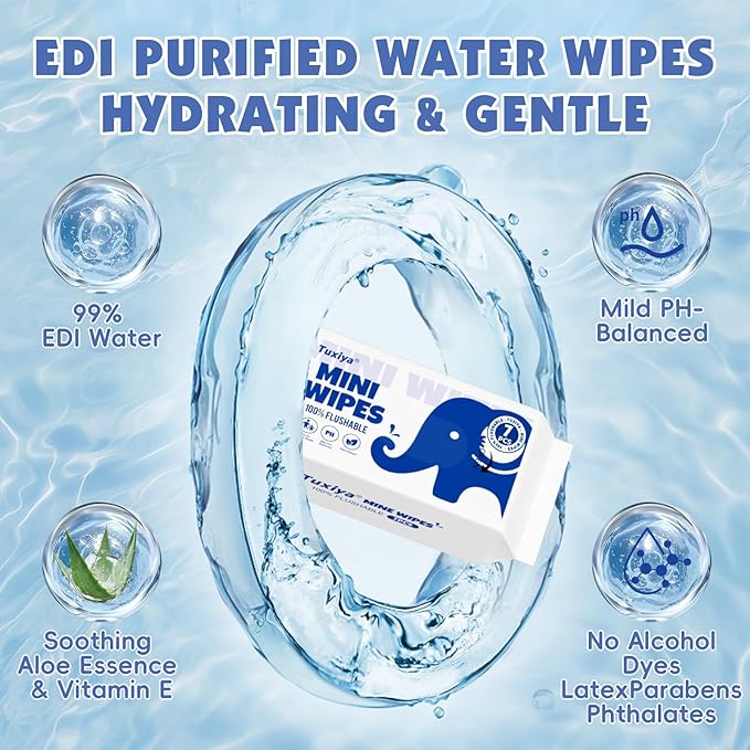 12 PackTravel Flushable Wipes - Image 5