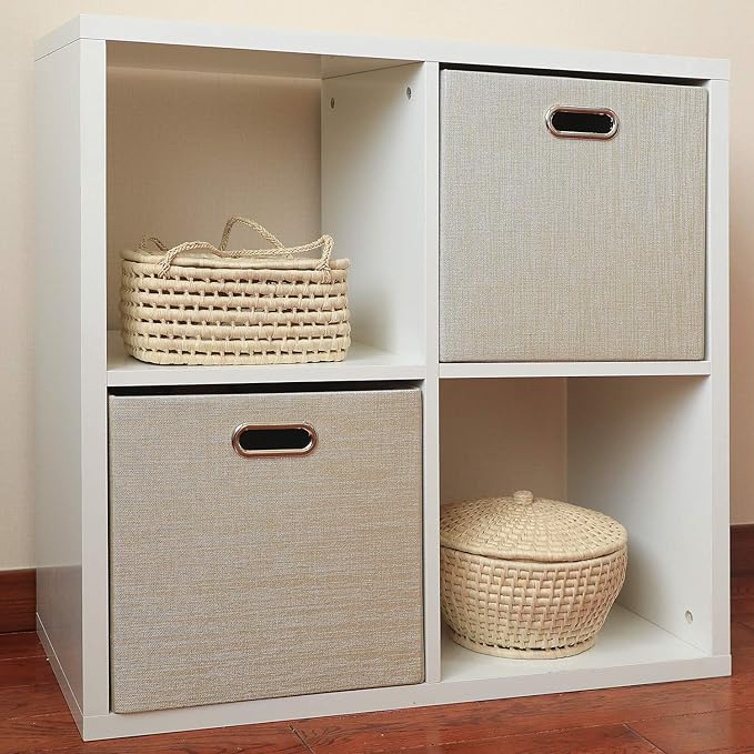 Posprica Storage Cube Basket Bins, 13×13 Foldable Storage Boxes - Image 7