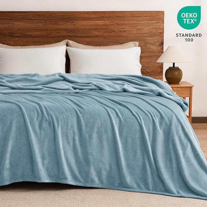 PHF Ultra Soft Fleece Blanket King Size, No Shed No Pilling Luxury Plush Cozy - Image 6