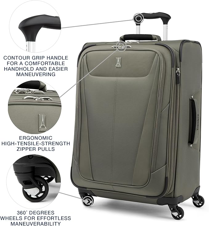 Travelpro Maxlite 5 Softside Expandable Checked Luggage - Image 4