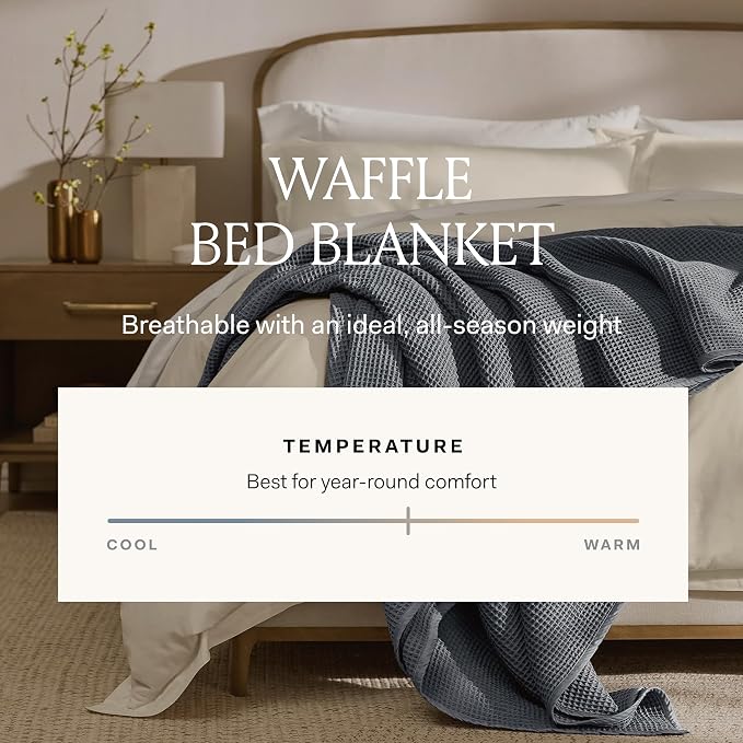 BOLL & BRANCH Waffle Bed Blanket - Image 4