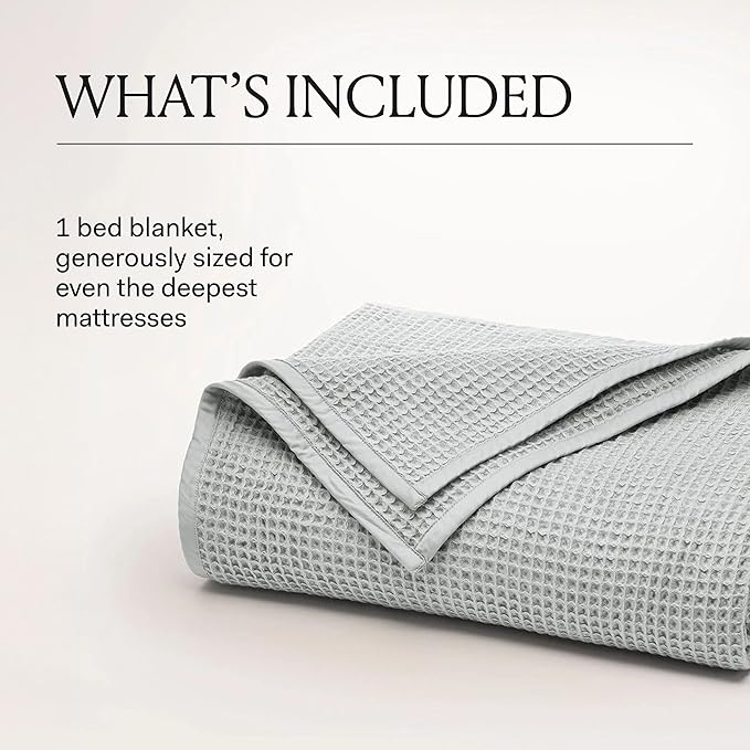 BOLL & BRANCH Waffle Bed Blanket - Image 5