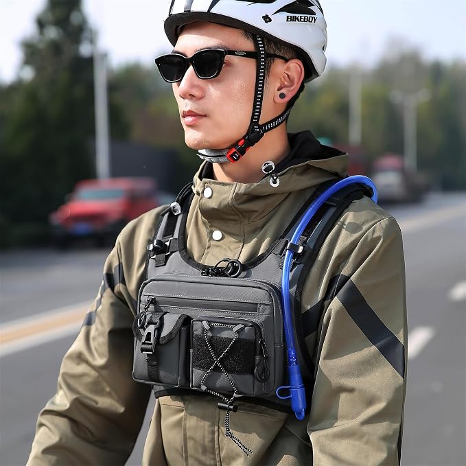 USA Original Patent Running Hydration Vest Backpack, Lightweight Chest Pack - Image 5
