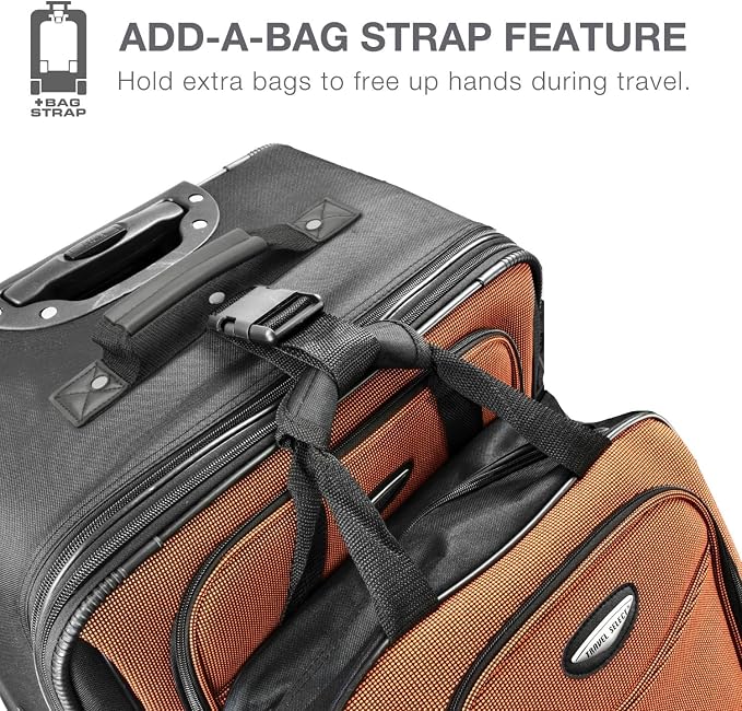 Travel Select Amsterdam Expandable Softside Rolling Upright Luggage, 2 Wheels - Image 6