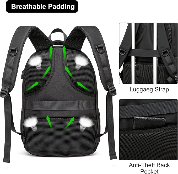 Black Backpack, School Backpacks - Image 5