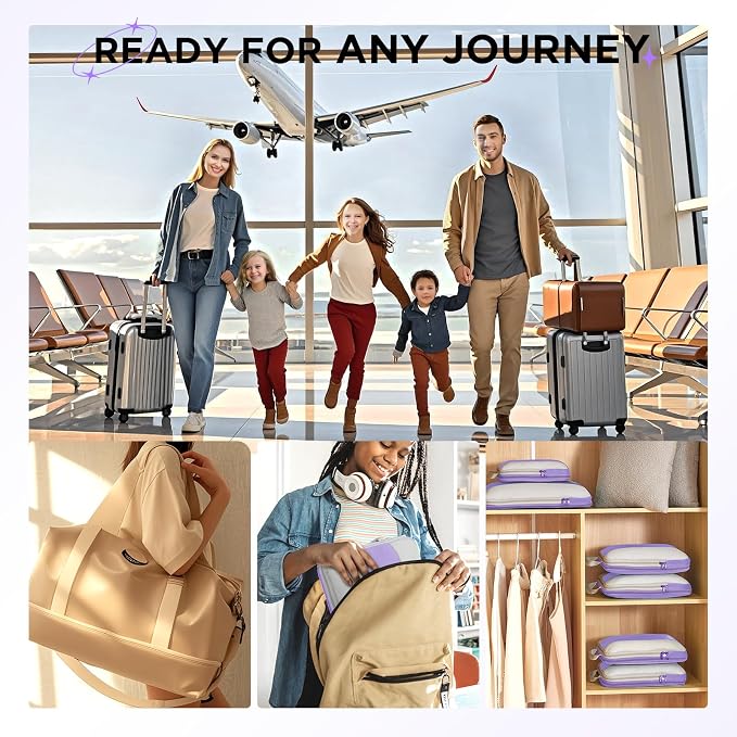 10 Set Compression Packing Cubes - Image 9