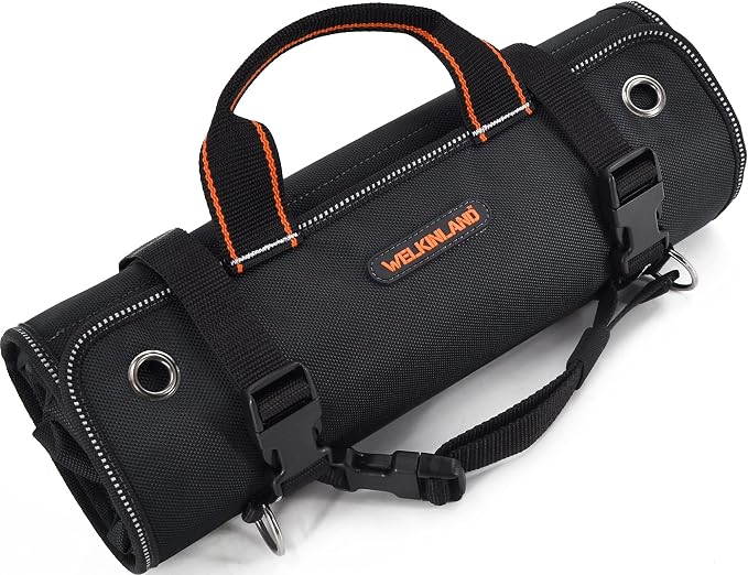 WELKINLAND Men's Tool Roll Organizer, Roll-Up Bag - Image 6