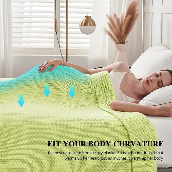 L'AGRATY Knitted Weighted Blanket - Image 6