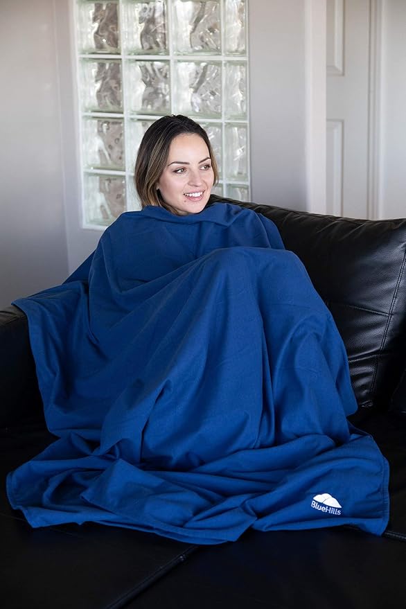 BlueHills Ultra Compact Travel Blanket Pillow in Portable Bag Case - Image 9