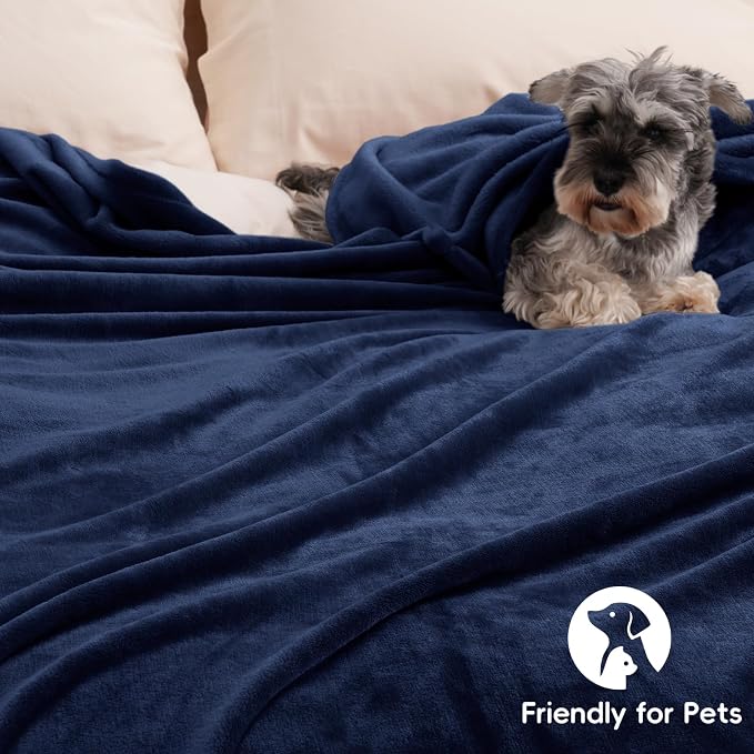 PHF Ultra Soft Fleece Blanket Twin Size, No Shed No Pilling Luxury Plush Cozy - Image 5
