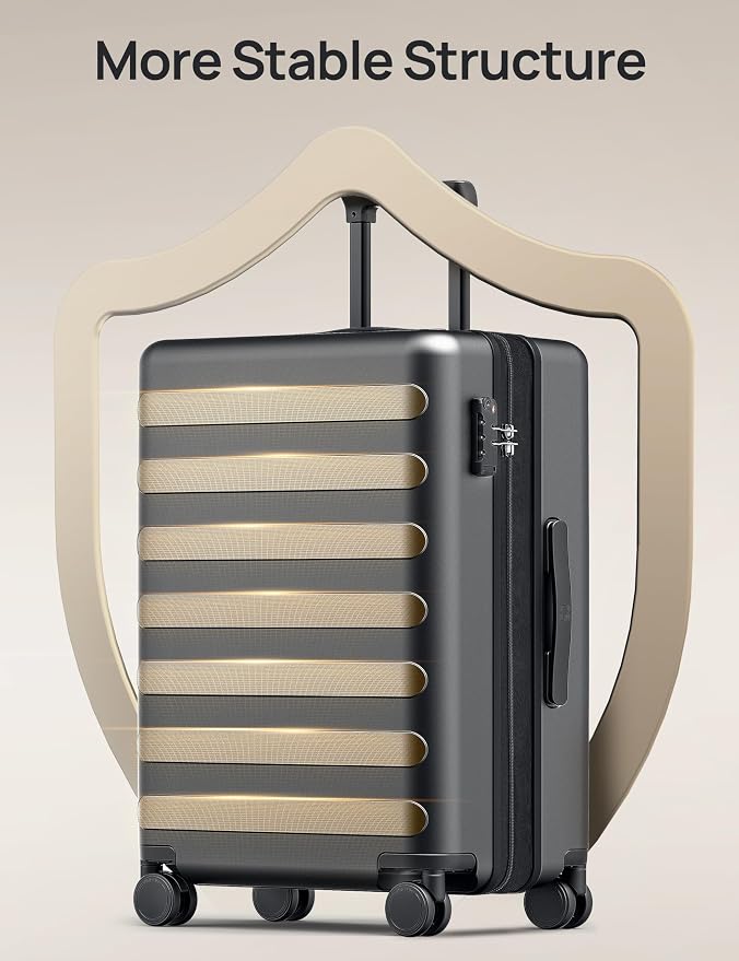 Carry on Luggage 22 X 14 X 9 Airline Approved, 20 Inch Luggage - Image 3
