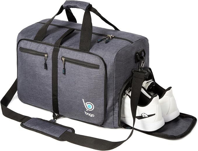 Bago Foldable Duffel Bags for Traveling Women & Men - 40L Sports Packable - Image 9