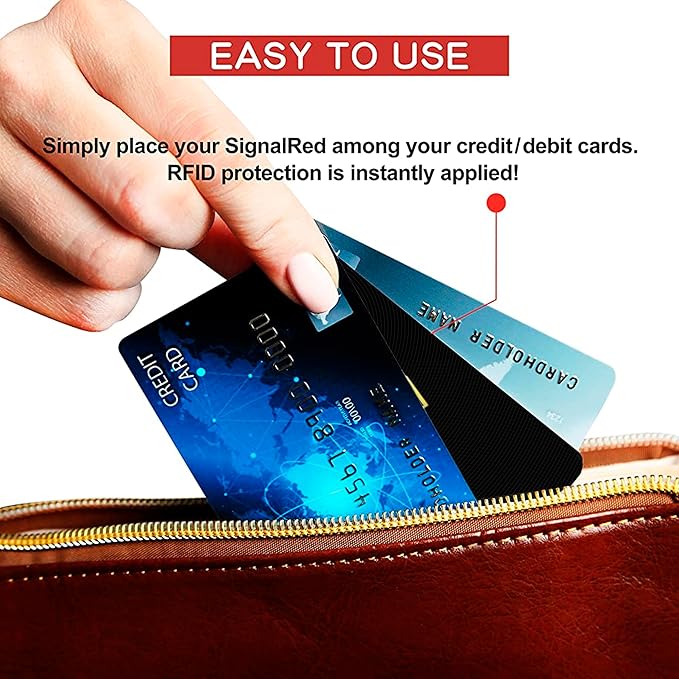 SaiTech IT 10 Pack RFID Blocking Card, One Card Protects Entire Wallet Purse - Image 4