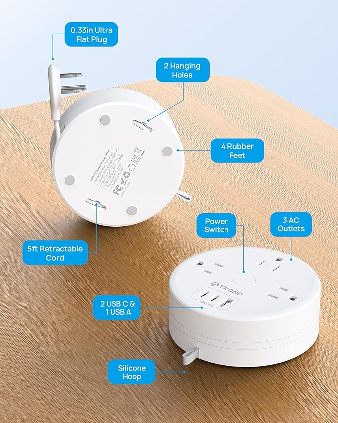 TROND Travel Power Strip - Image 7