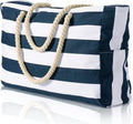 Becokan Beach Bags for Women Large Waterproof Beach Tote Bag Zipper Beach Bags by BecokanBeachBagSpecialist