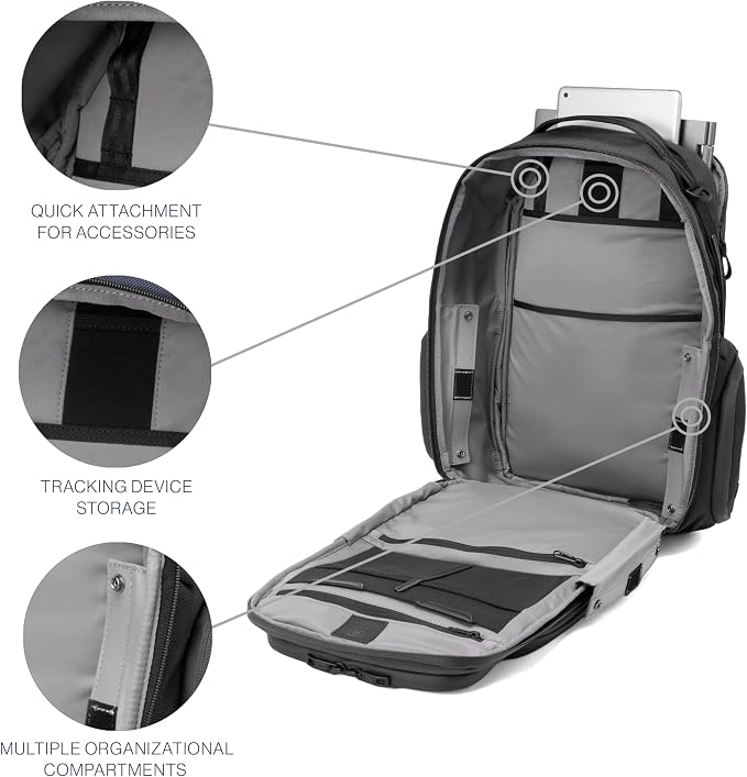 Travelpro Altitude Large Expandable Travel Laptop Backpack 30-36L, 16 Inch - Image 4