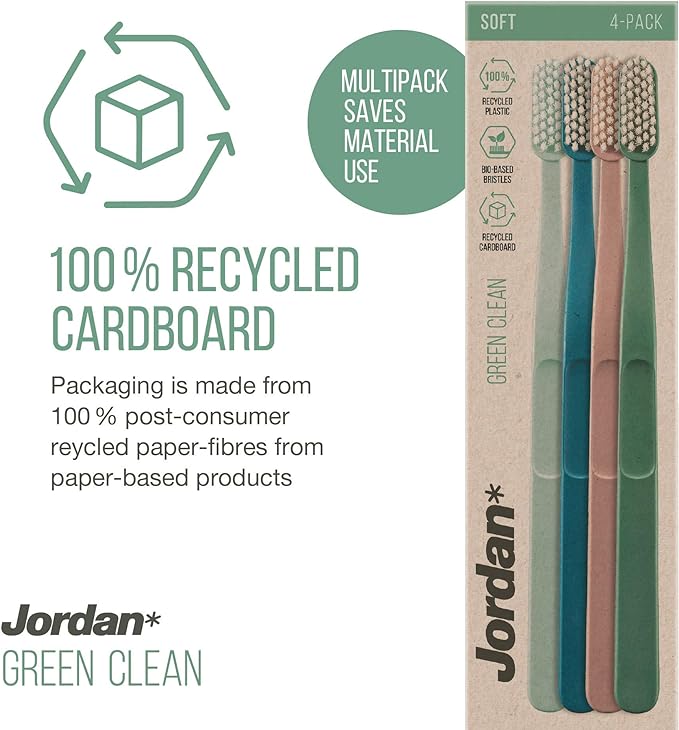 Jordan Green Clean Manual Toothbrush - Image 3