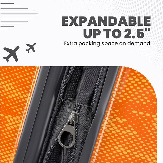 Spyder Matrix 20 Inch Carry On Expandable Hardside Upright Suitcase - Image 4