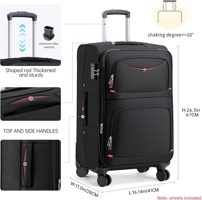 Softside Expandable Luggage - Image 6