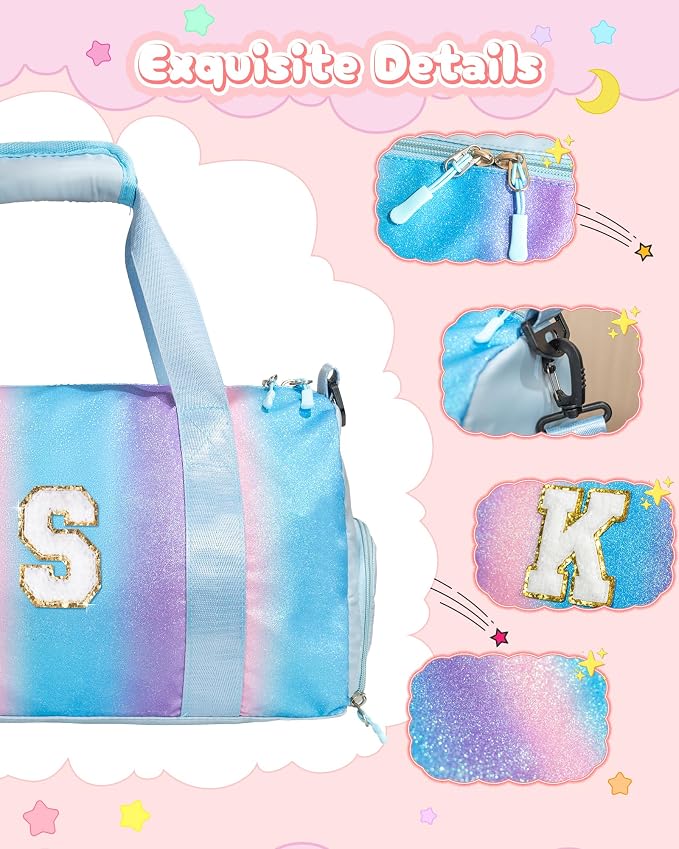 Gifts for 4 5 6 7 8 9 10 Year Old Girls-Girl Gym Bag - Image 4