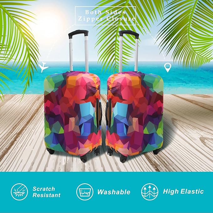 Explore Land Travel Luggage Cover Suitcase Protector Fits 31-32 Inch Case - Image 2