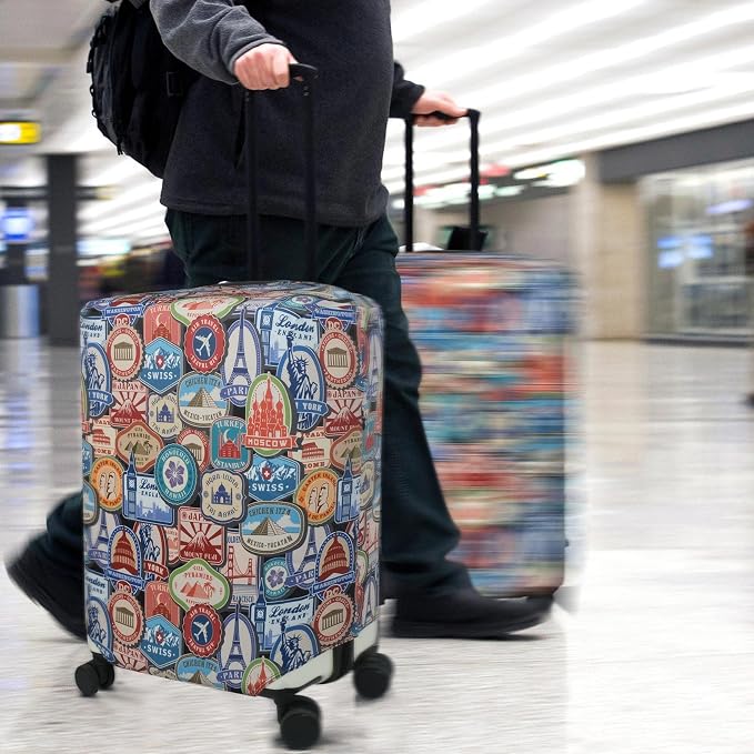 Explore Land Travel Luggage Cover Suitcase Protector Fits 18-22 Inch Case - Image 7