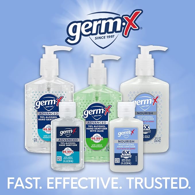 Germ-X Nourish Hand Sanitizer, 2-in-1 Moisturizing and Sanitizing Formula - Image 7