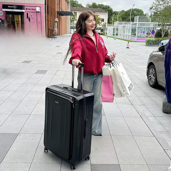 Premium Carry On Luggage, 29 Inch Top Opening Aluminum Frame Airline Approved - Image 7