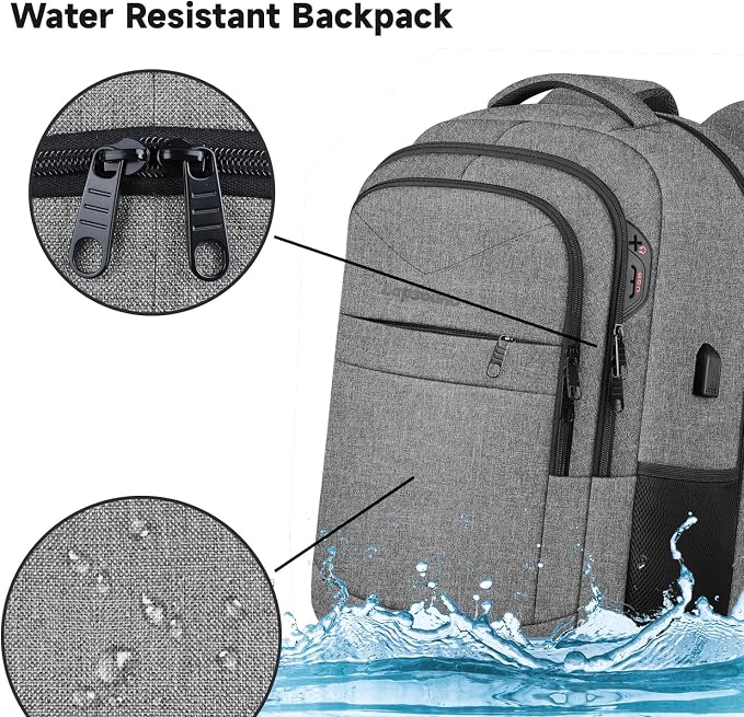 Lapsouno Extra Large Laptop Backpack, 17 Inch Carry on Travel Backpack - Image 5
