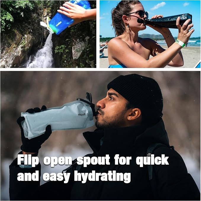 Vapur Flexible, Collapsible Wide Mouth Anti-Bottle - Image 7