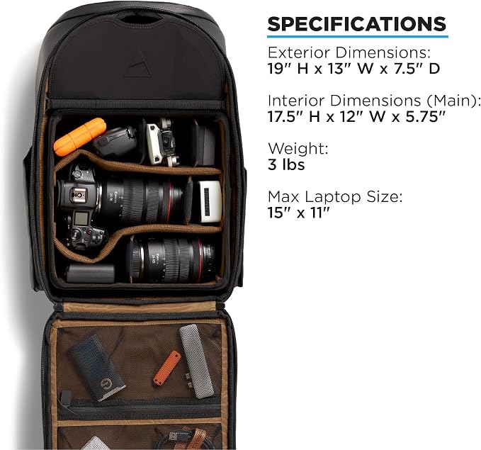 NOMATIC Peter Mckinnon Camera Pack 25L, Ladder - Image 9