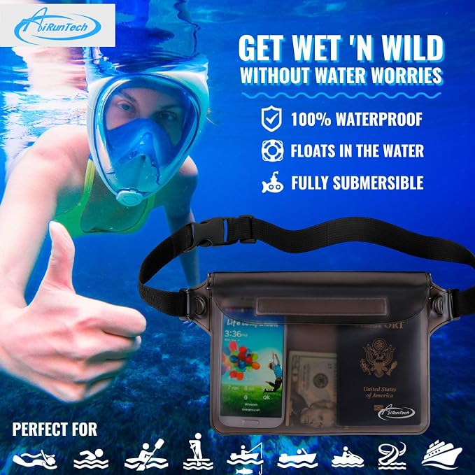 AiRunTech Waterproof Fanny Pack, Waterproof Phone Pouch - Image 4