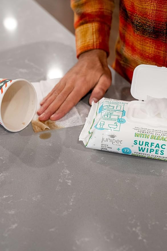 1 Pack Surface Wipes with Bleach, All-Purpose Cleaner - Image 6