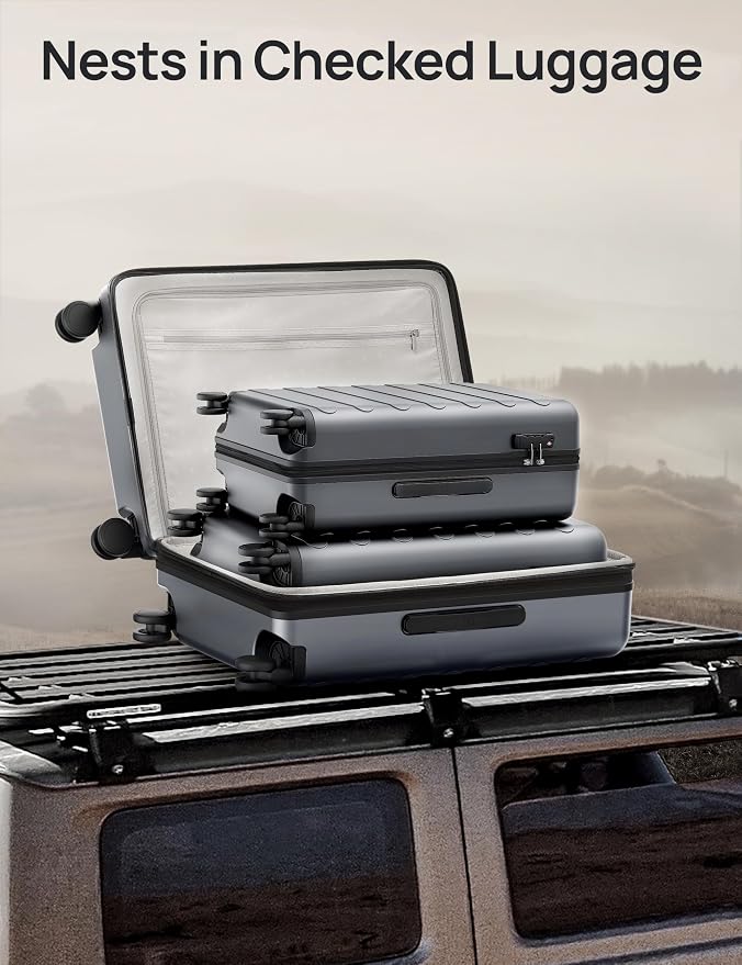 Carry on Luggage 22 X 14 X 9 Airline Approved, 20 Inch Luggage - Image 6