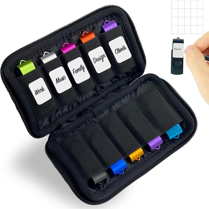 Flash Drive Case USB Storage Case JBOS USB Holder Storage Bag, Electronic by JBOS