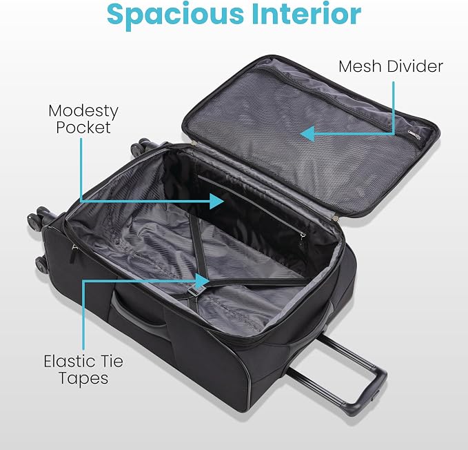 American Tourister 4 KIX 2.0 Softside Expandable Luggage - Image 3
