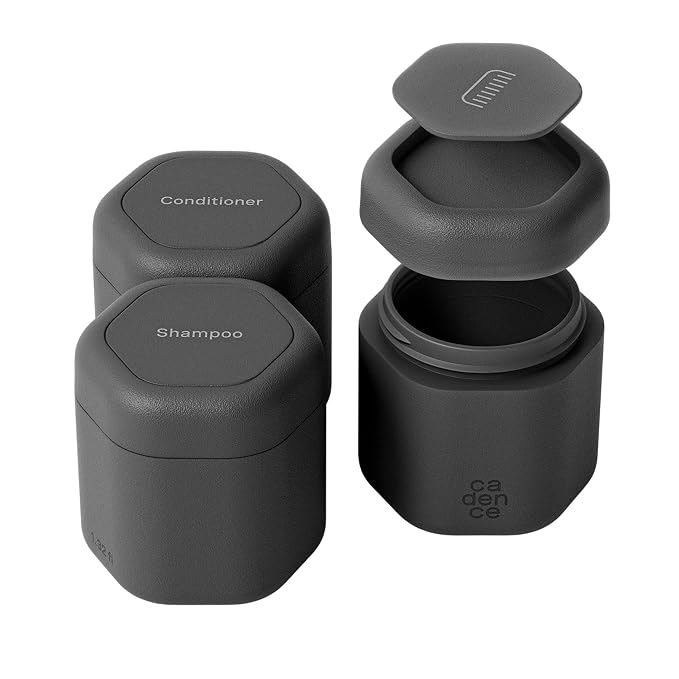 Cadence Travel Containers Haircare Capsule Set by KeepYourCadence