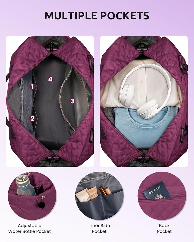 Bride To Be Gifts, Gifts for Women-Initial Travel Bag - Image 2