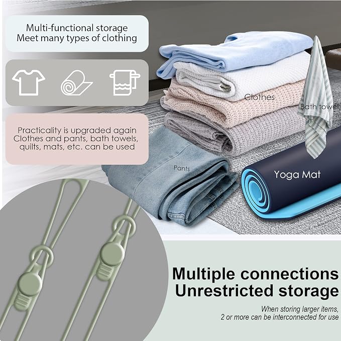 Nearockle 16Pcs Silicone Cable Straps Wire Organizer - Image 5
