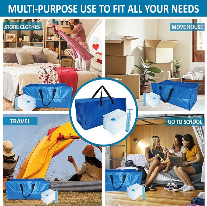 12 Pack Heavy Duty Extra Large Moving Bags - Image 7
