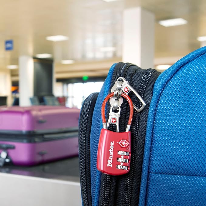 Master Lock 4688D Set Your Own Combination TSA Approved Luggage Lock, 1 Pack - Image 2