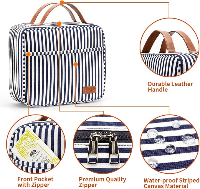 Hanging Travel Toiletry Bag, Large Capacity Cosmetic Travel Toiletry Organizer - Image 5