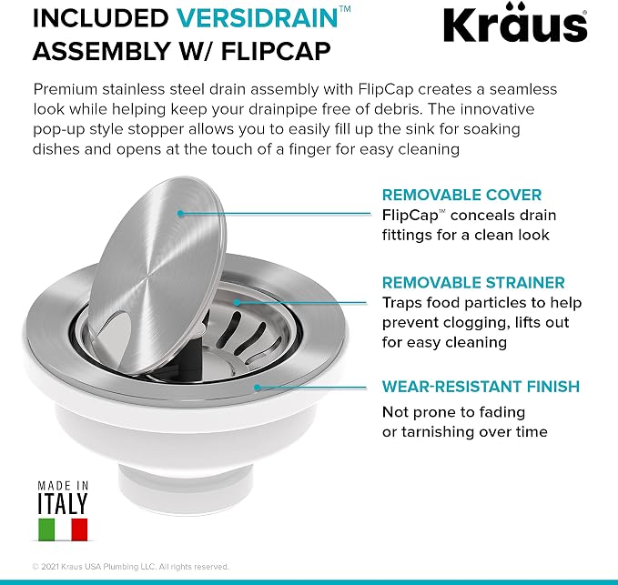 KRAUS Bellucci 32” in. Undermount Workstation Granite Kitchen Sink in Metallic - Image 10