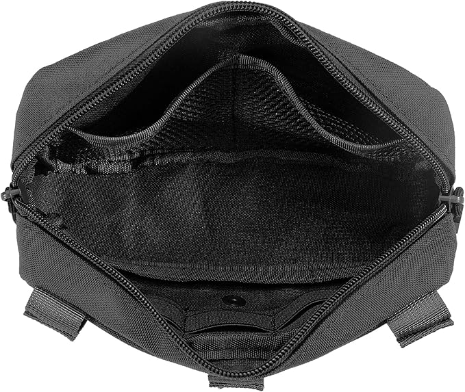 Tactical Molle Admin Pouch Utility Laser Cut EDC Tool Pouch Bag Horizontal - Image 4