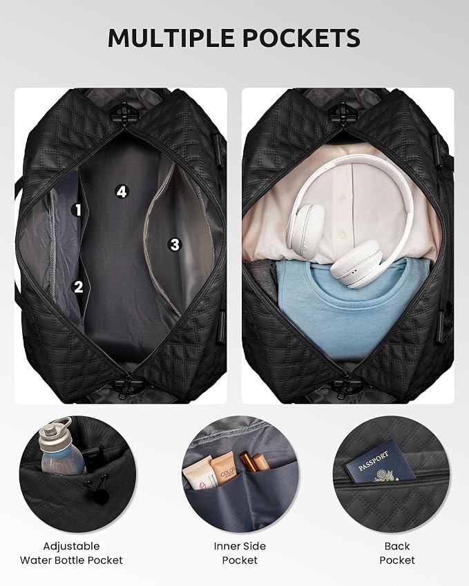 Gifts for Granddaughter-Initial Duffle Bag - Image 5
